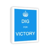 Dig For Victory Canvas Print