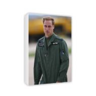 Prince William In RAF Flight Suit Canvas Print 30 x 45cm