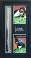 Signed Framed Ronnie O’Sullivan Snooker Cue