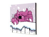 Roobarb and Custard When The Snow Came Tumbling Canvas Print