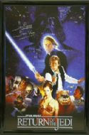Signed Darth Vader Star Wars Movie Poster